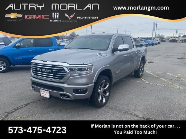2024 RAM 1500 Longhorn in Gray — front three-quarter view