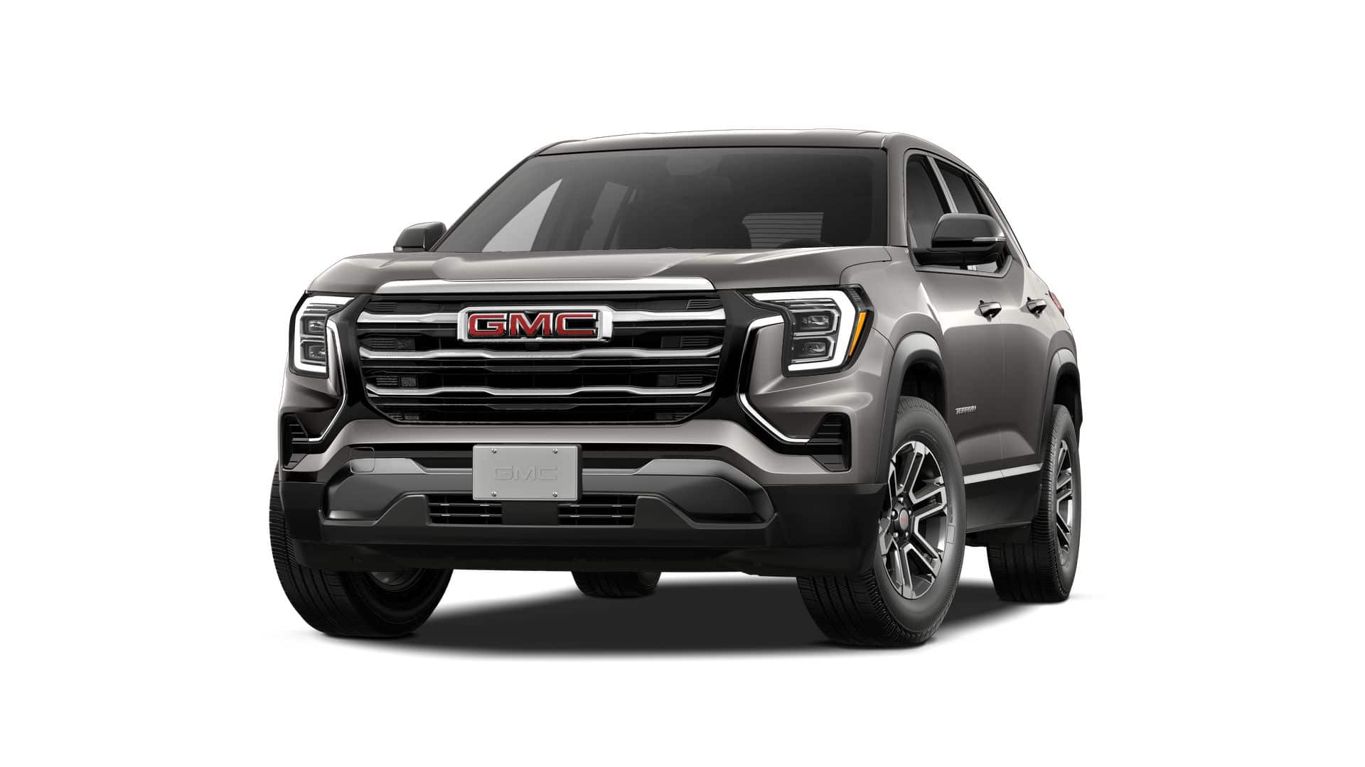 2027 GMC Terrain AWD Elevation in Sterling Metallic — front three-quarter view