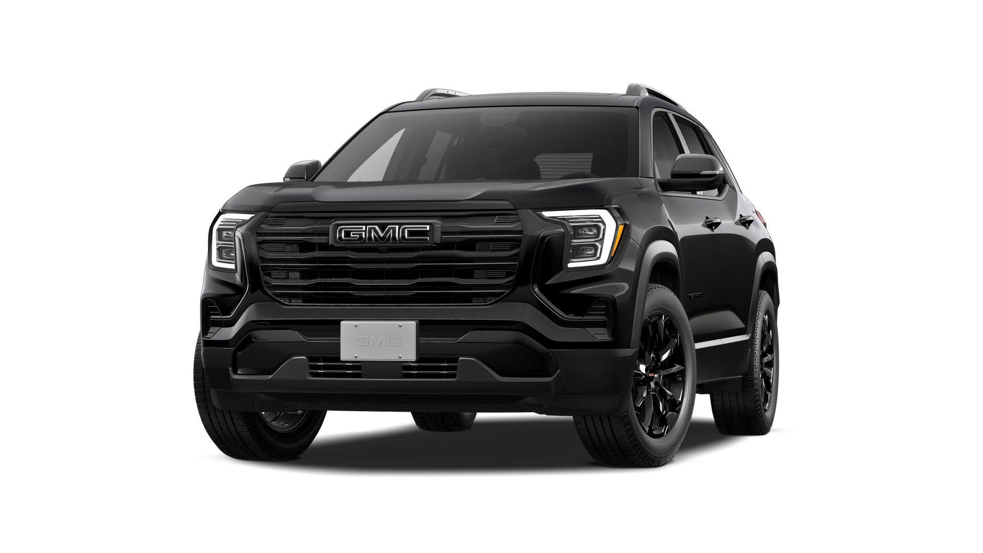 2027 GMC Terrain AWD Elevation in Ebony Twilight Metallic — front three-quarter view