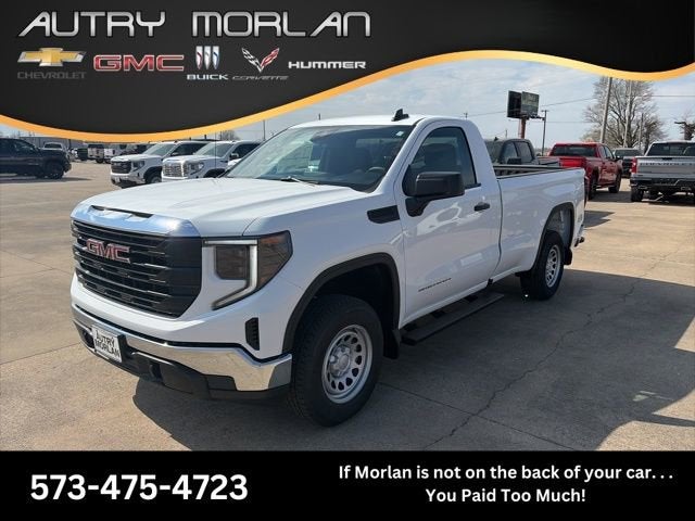 2026 GMC Sierra 1500 Pro in Summit White — front three-quarter view