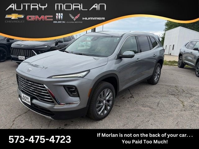 2026 Buick Enclave Preferred in Moonstone Gray Metallic — front three-quarter view