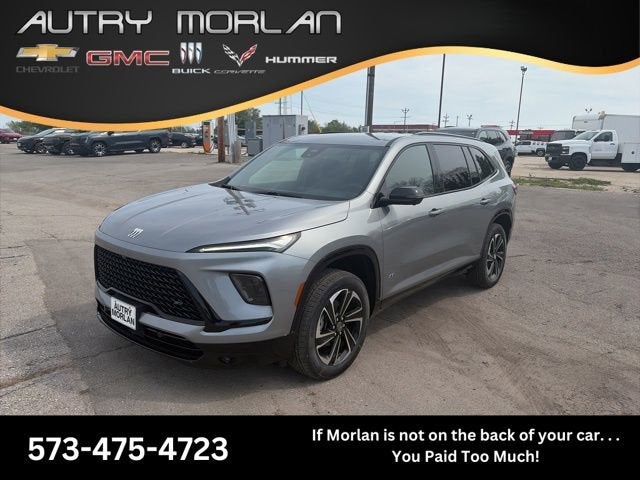 2026 Buick Enclave Sport Touring in Moonstone Gray Metallic — front three-quarter view