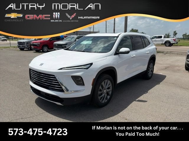 2026 Buick Enclave Preferred in Summit White — front three-quarter view