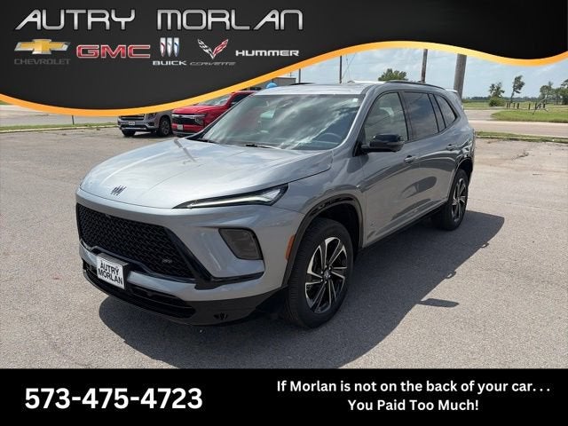 2026 Buick Enclave Sport Touring in Moonstone Gray Metallic — front three-quarter view