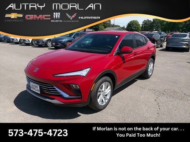 2026 Buick Envista Preferred in Brilliant Red — front three-quarter view