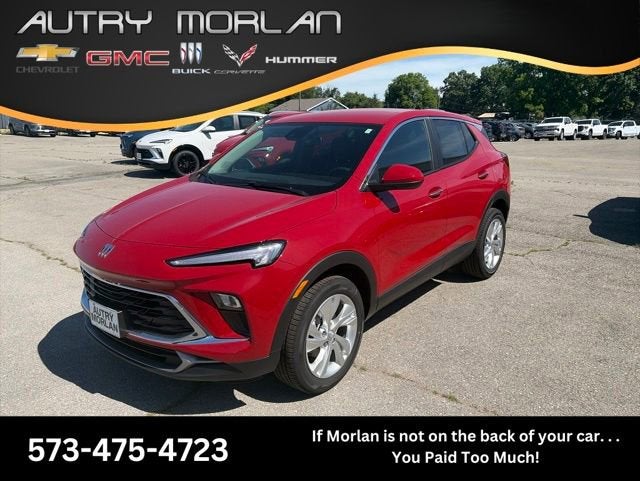 2026 Buick Encore GX Preferred in Brilliant Red — front three-quarter view