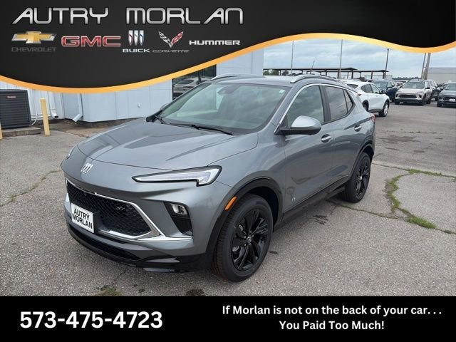 2026 Buick Encore GX Sport Touring in Moonstone Gray Metallic — front three-quarter view
